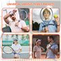 UTMACH Amortisseur Raquette Tennis 12 Pcs Amortisseur en Silicone Lettre Amortisseur Tennis Vibrations de Colored Anti Vibration