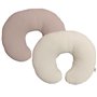Lot de 2 housses de coussin d'allaitement en mousseline de coton
