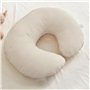Lot de 2 housses de coussin d'allaitement en mousseline de coton, housse amovible pour coussin d'allaitement, coussin d'allaitem