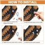 Ruikdly 12pcs Crampons de Rechange Football en Alliage d'aluminium Mixte Cales De Rechange pour Chaussures de Football, 2 Taille