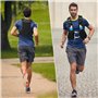 Sac a Dos D'hydratation, Sac a Dos Hydratation, Gilet de Course Réfléchissant, avec Poche À Eau 1 L, pour Course À Pied, Randonn