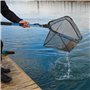 Épuisette de pêche télescopique à 2 sections - 90 cm - Pliable - Pour kayak, salmon, chat - Facile à attraper et à libérer