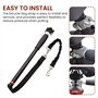 BORDEAG Laisse pour Chien De Vélo, Pet Dog Bicycle Leash, Laisse d'exercice pour Chien Mains Libres, Laisse Rétractable en Acier
