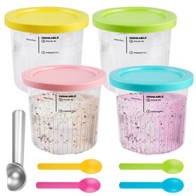 SUNOYA 4 Pièces Récipients À Glace