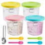 SUNOYA 4 Pièces Récipients À Glace