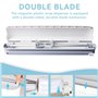 Distributeur Film Alimentaire, Derouleur Film Alimentaire Magnétique, Distributeur Papier Aluminium Et Film avec Lames Tranchant