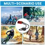 Amortisseur De Selle De Vélo, Ressort De Selle Absorbant Les Chocs, Ressort De Selle De Vélo avec Bandes Réfléchissantes, Amorti