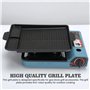 poêle à griller antiadhésive pour réchaud de c