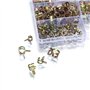 125 Pièces Colliers de Serrage à Ressort, Pinces à Ressort de Tuyau, Fixation de Collier de Tuyau de Vide de Silicone de Tube Da