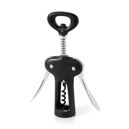 OXO Good Grips – Tire-bouchon à vis avec décapsuleur ou ouvre-bouteille - acier inoxydable
