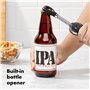 OXO Good Grips – Tire-bouchon à vis avec décapsuleur ou ouvre-bouteille - acier inoxydable