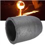 Qiterr 【?â????】 6 kg, fonderie Argile Graphite creusets Noir Coupe Four Torche Fonte coulée Fonte raffinage Or Argent cuivre Lai