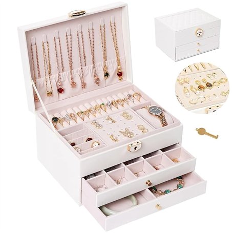 LELYFIT Boîte à Bijoux pour Femme