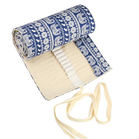 Spldsun Sac à Crayon Enroulable Wrap en Toile