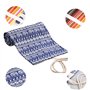 Spldsun Sac à Crayon Enroulable Wrap en Toile, Trousses Crayons Rouleau, 72 Compartiments, pour Adolescent Adulte Étudiant Peint