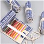 Spldsun Sac à Crayon Enroulable Wrap en Toile, Trousses Crayons Rouleau, 72 Compartiments, pour Adolescent Adulte Étudiant Peint