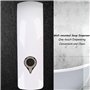 300ml Distributeur de Savon Manuel, Mural Simple tête Distributeur de Savon Liquide, Distributeur de Shampooing, Gel Douche de S