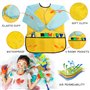 Surplex 65 Pièces Peinture éponge Lot de pinceaux, Brosses de Peinture pour Enfants Maternelle Artisanat Art DIY Peinture d'appr