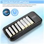 ENEGON Chargeur de Piles (8 Fentes) avec 4 Piles Rechargeables AA 1100mAh & 4 Piles Rechargeables AAA 2800mAh, Chargeur de Piles