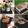 Tapis Protection Plaque Induction, Tapis de Cuisson en Silicone, Tapis de Protection pour Table de Cuisson à Induction, Résistan