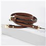 Bandoulière en Cuir pour Mini Sacs, Remplacement en Cuir Véritable sans Perforation pour Le Mini Bag, Petit Sac a Main Femme，Mar