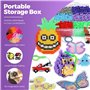 Kit De Perles à Repasser,11000 Perles De 5mm Avec Boîte De Rangement,plaques De Perles à Repasser,pour Enfants DIY De Loisirs Cr