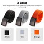 GUIGA ceinture homme,ceinture,Ceintures de Travail Réglable Sans Trou Pour Hommes,Ceinture unisexe en toile,Convient à toutes le