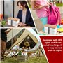 1400ml Bento Lunch Box, Boite Repas, Boite Bento Japonaise, Boite A Lunch Avec Compartiments Sac Isotherme Et 600ml Bol De Soupe