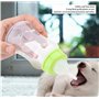 Sipiris Biberon de Lait pour Chiot Chaton,2 Set Biberon pour Animaux de Compagnie de Soins Infirmiers avec 5Tétines de Rechange 