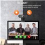 Vinmooog Webcam pc Webcam Streaming Camera pc,Web cam webcams et equipement voip Webcam 1080p avec Microphone USB Plug and Play 
