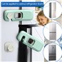 5 Pièces Securite Placard Enfant, Bloc Porte Securite Bebe Bloque Porte Bébé,Bloque Porte Sécurité Enfant Placard pour FenêTre R