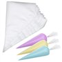 Zuofan 100 Pcs Poches à Douilles 30CMX20CM avec Design Antidérapant pour Deco Gateau