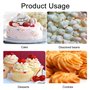 Zuofan 100 Pcs Poches à Douilles 30CMX20CM avec Design Antidérapant pour Deco Gateau, Cupcake, Pâtisserie
