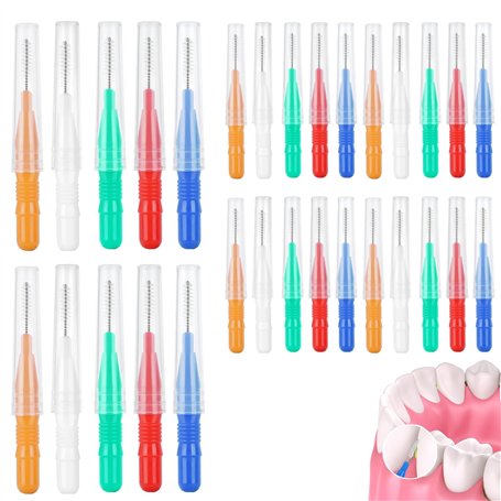 NXPUXP 30 Pcs Brossettes Interdentaire