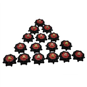 16pcs Crampons pour Chaussures de Golf Facile Remplacement Pointes pour Chaussures de Golf de Remplacement en Metal Spike de Cha