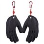 TAIZER 4PCS Gants Pêche Gant Pêche Anti-Coupure Anti-Crevaison Gants Pêche Étanche avec Magnétisme Boucle Gant Chasse Main Gauch