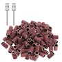 luoshaPUCY 100Pcs Embouts de Ponceuse Manchons Accessoire de Manucure