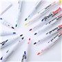 JDXun Feutres Tableau Blanc Effaçables, 12Pcs Marqueurs pour Tableaux Blancs, Faiblement Odorants, Couleurs Riches et Vives Styl