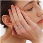 2 Pièces Bague Lune Soleil Kit, Bague Femme Réglable, Bague Anti Stress, Anneaux Ouvert Cadeau pour Femmes, Filles