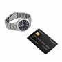 Seiko - SNKA05K1 - 5 Gent - Montre Homme - Automatique Analogique - Cadran Bleu - Bracelet Acier Gris