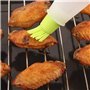 Bouteilled'huile Badigeonnage,Cuisine badigeonner en, badigeonner en Silicone de l'huile Pinceau à pâtisserie Brosse pour Barbec