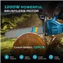 5 cm Mini tronçonneuse avec batterie électrique à une main pour sécateur de jardin