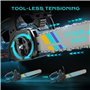 10000mAh Brushless Tronçonneuse sans fil 30,5 cm Mini tronçonneuse avec batterie électrique à une main pour sécateur de jardin, 