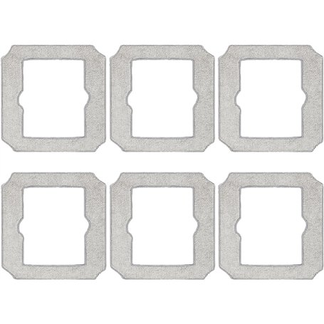 Lot de 6 chiffons lavables pour robot nettoyeur de vitres ECOVACS Winbot Mini