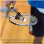 WIYETY Lot de 12 balles de badminton noires : volants en plume d'oie tête en liège, entraînement sportif, entraînement à grande 