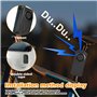GOEDCH Alarme de batterie pour vélo : alarme antivol pour vélo avec télécommande, accessoires de vélo sans fil, super puissante 