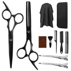 Ensemble de 11 pièces ciseaux coiffure professionnel