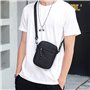 Hatriel Sac Bandoulière Homme, Sac à Épaule Hommes Petite, Sac Bandoulière Homme & Femme, Saccoche Noire homme, Petit Imperméabl