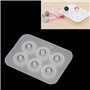Baiyao Moules à bijoux en résine, moules en silicone pour bijoux DIY moule en silicone pour décoration artisanale, fabrication d