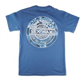 Sex Wax T-shirt à manches courtes Hawaiian Dreams pour homme Bleu Taille XL